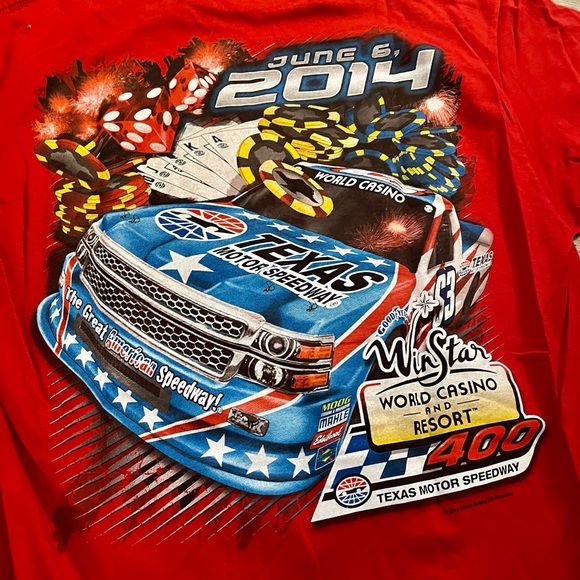 Rare Kyle Busch M&M’s screen printed t shirt size large - Picture 5 of 5